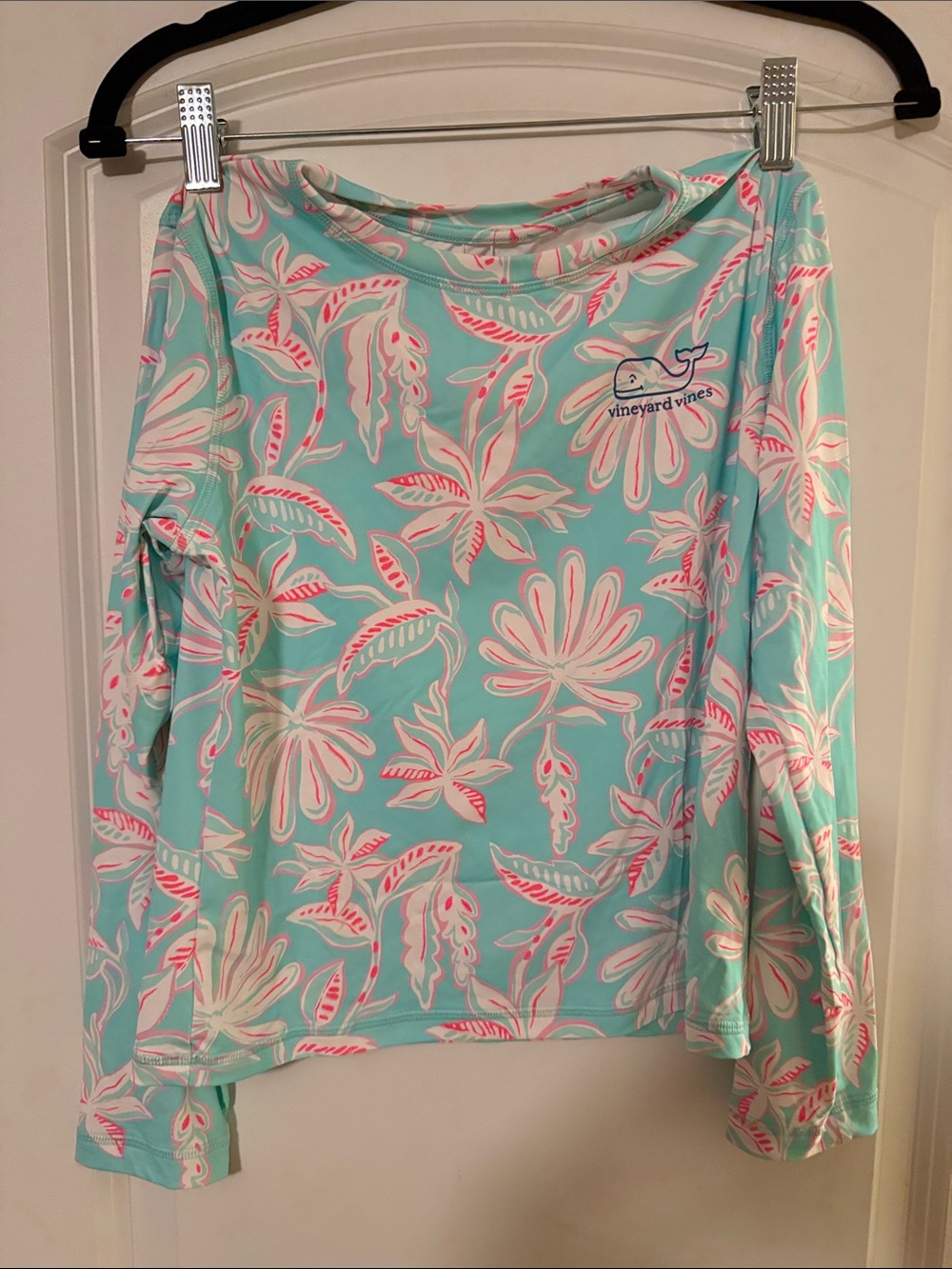 Vineyard Vines Girls Long-Sleeve Rash-guard-L